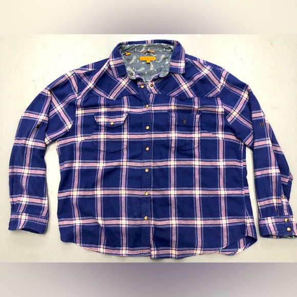 Jachs Girlfriend Flannel Snap Button Down Shirt Women’s Size XXL - Picture 1 of 5